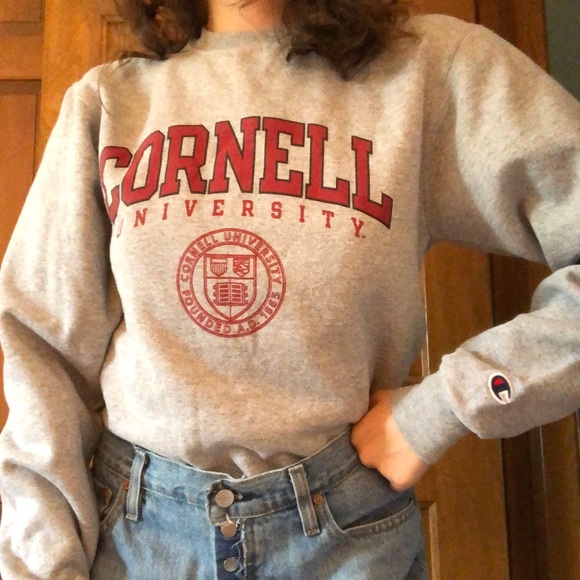 Champion Tops - Cornell University Champion Crewneck Sweatshirt